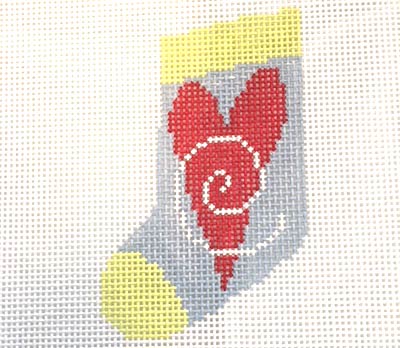 Mini Sock Heart