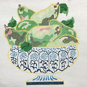 French Harvest Bowl - Green Pears