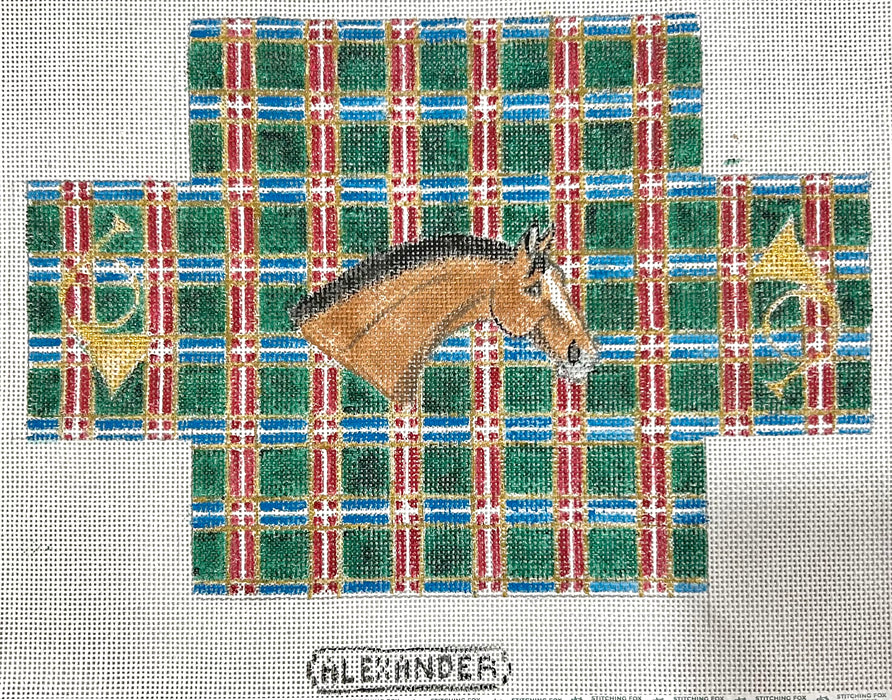 Plaid Horse - Brickcover