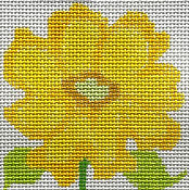 Bella Flower Coaster - Yellow