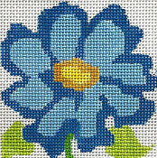 Bella Flower Coaster - Blue