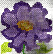Bella Flower Coaster - Purple