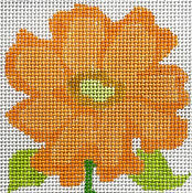 Bella Flower Coaster - Cantaloupe