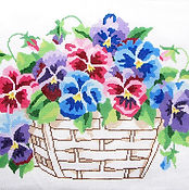 Pansy Basket