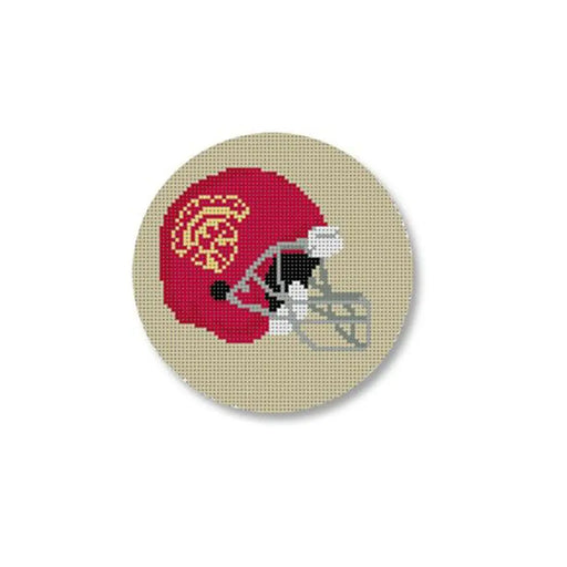 cross stitch football helmet Univ. of Southern California Helmet