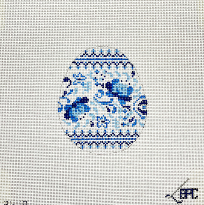 Egg - Blue Chinoiserie #1