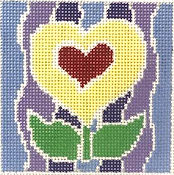 Small Passion Flower Coasters #3