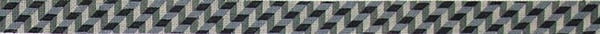 Herringbone - Black, White and Gray -