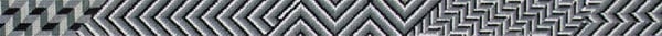 Herringbone - Black, White and Gray -