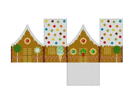 M & M Arched Roof - 3D Gingerbread House