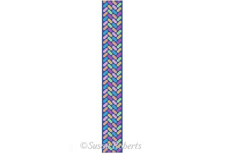 Spotted Chevron - Key Fob