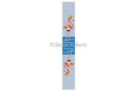 Flamingo Shopper - Key Fob