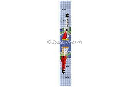 Sailboats & Lighthouses - Key Fob