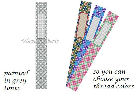 Color Pick, Plaid - Key Fob