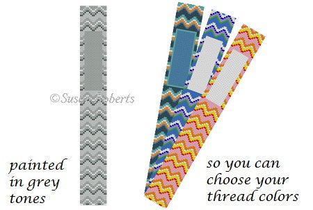 Color Pick, Waves - Key Fob