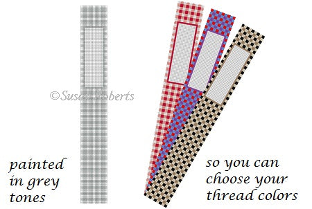 Color Pick Gingham - Key Fob