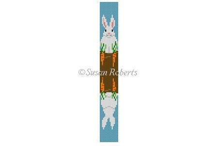 Rabbit w/ carrots - Key Fob