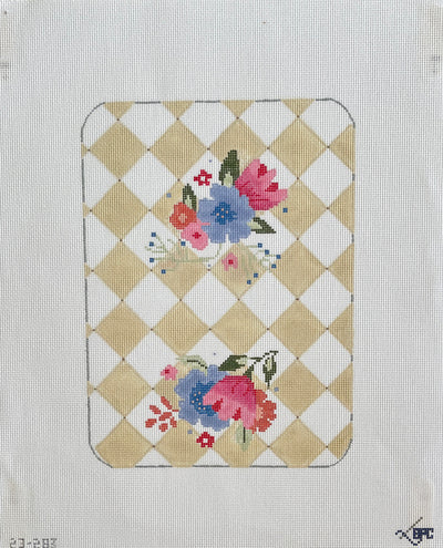 Beige diamond purse (2 piece)