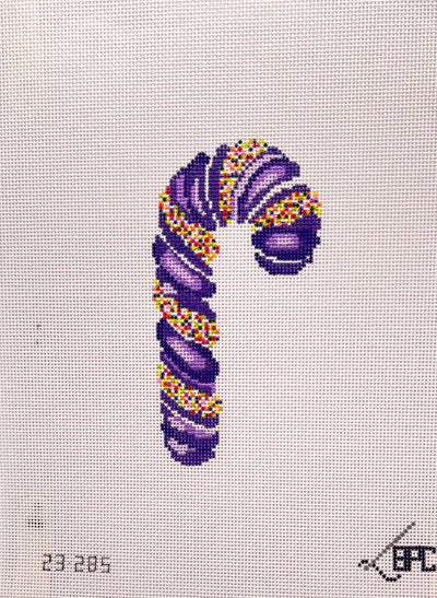Sprinkle Candy Cane - purple