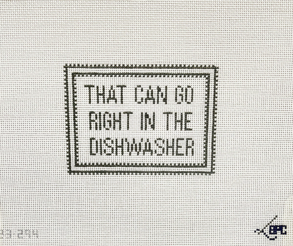 Right In The Dishwasher