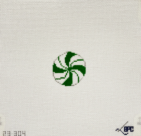 Mini green peppermint circle