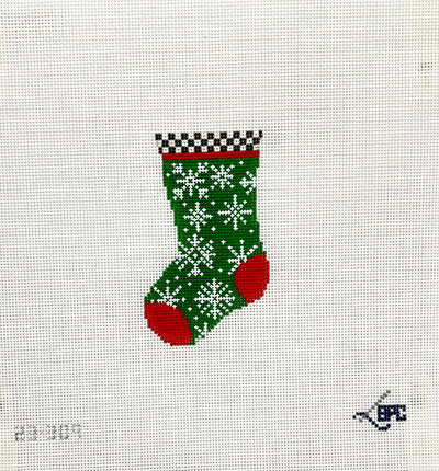Mini snowflake stocking