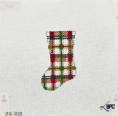 Mini plaid stocking