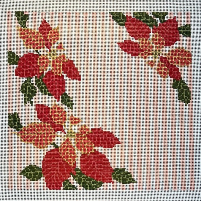 Kate Woodward ·  Poinsettia Pillow