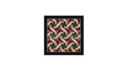 Rolling Pinwheels mini quilt