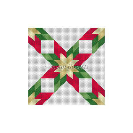 Star In Star mini quilt