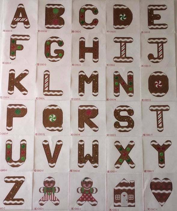 Gingerbread Alphabet A-Z