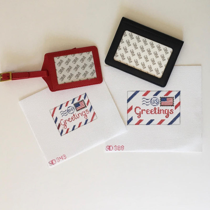 Red & Blue Greetings Passport