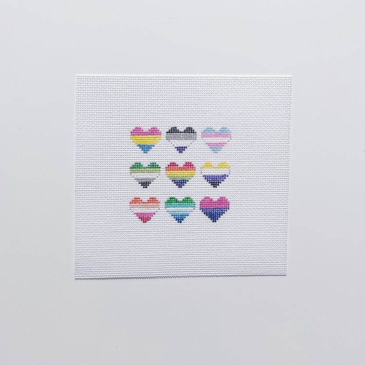 Pride Heart Mosaic (13m)