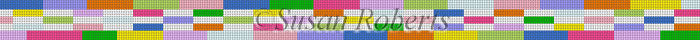 Multi  Rectangle - pastels - Belt