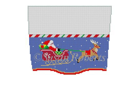 Sleigh Ride - Stocking Cuff