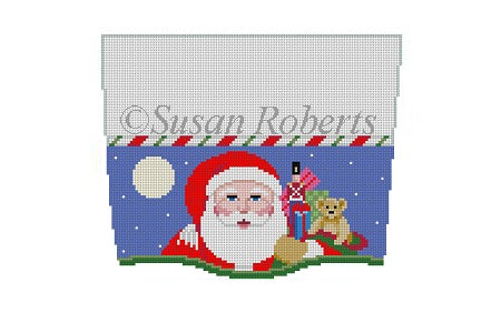Santa & Bag - Stocking Cuff