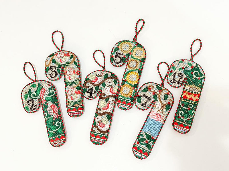 Stitch Guides for Candy Canes · 12 Days of Christmas