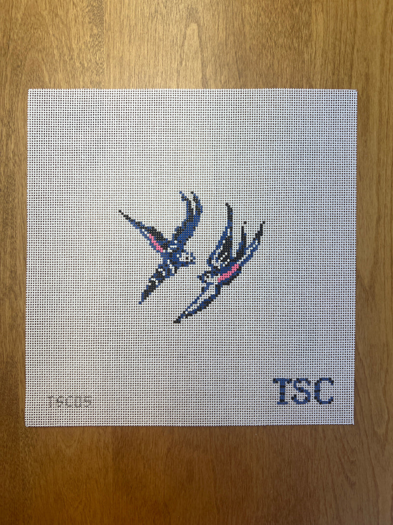 The Sheffield Collection ·  Blue Willow Deconstructed-Birds