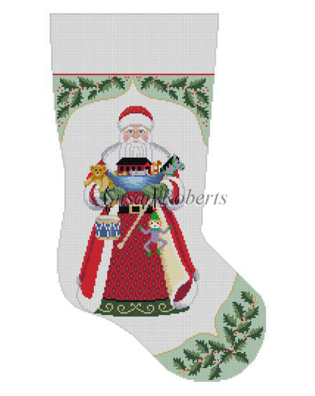 Holly, Santa - Stocking