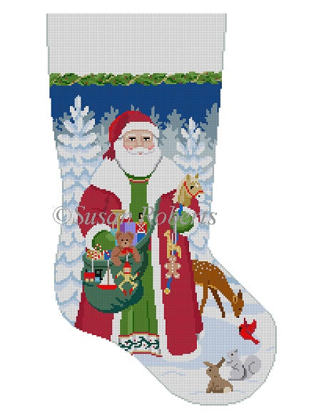 Woodland Santa - Stocking
