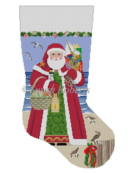 Nautical Santa - Stocking