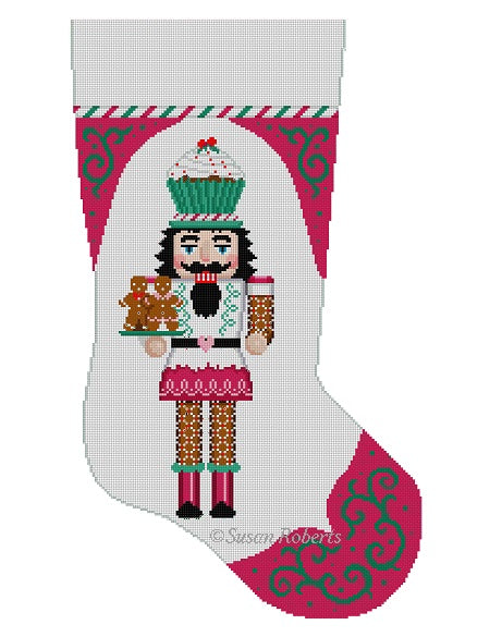 Cupcake Man Nutcracker - Stocking