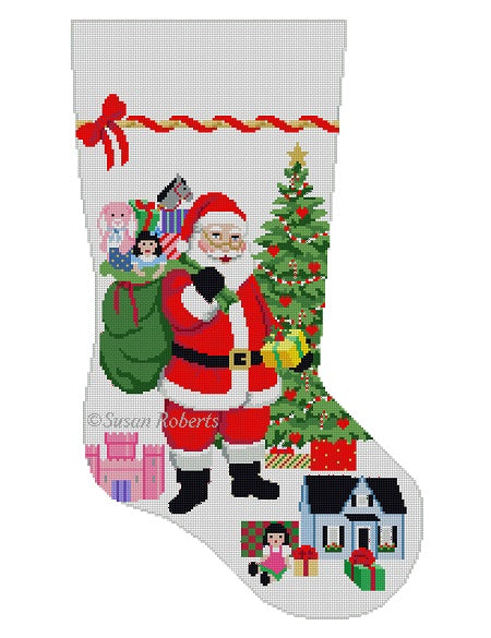 Santa Gifting, girl toys - Stocking