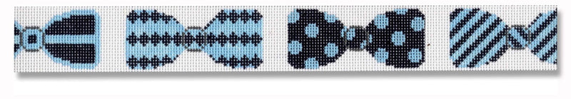 Bow Ties-aqua & black