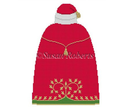 Santa w/ Toys - Back - Tree Topper