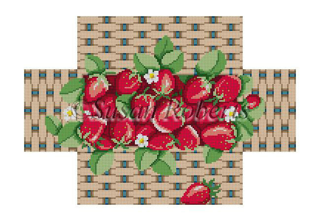 Basket of Strawberries - Brick Cover