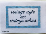 Vintage Styles Not Vintage Values - Blue