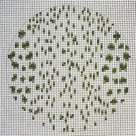 Kate Woodward ·  French Dots Round-Green