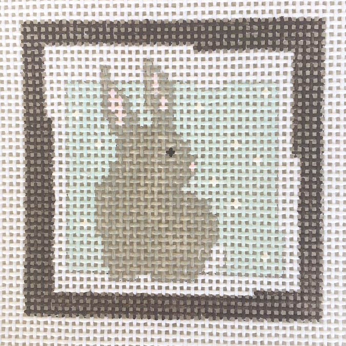 Bunny Blue Background