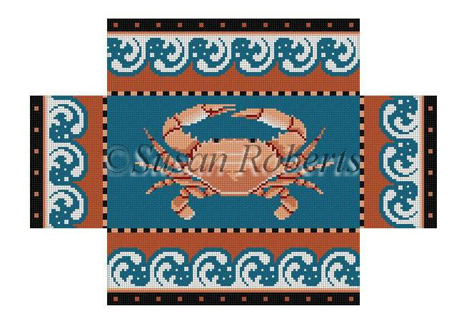 Crab w/Wave border - Brick Cover